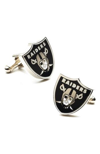 Men's Cufflinks, Inc. 'oakland Raiders' Cuff Links