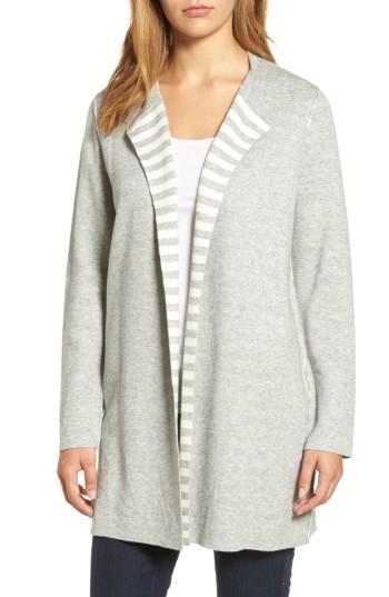 Women's Eileen Fisher Reversible Organic Cotton Blend Cardigan