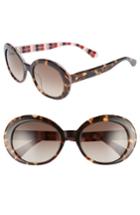 Women's Kate Spade New York Cindra 54mm Gradient Round Sunglasses -