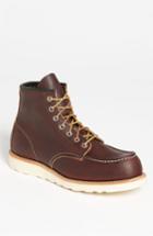 Men's Red Wing 6 Inch Moc Toe Boot .5 D - Brown