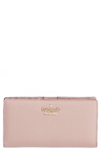 Women's Kate Spade New York Jackson Street Stacy Leather Wallet - Coral