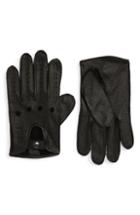 Men's Nordstrom Men's Shop Leather Driving Glove /x-large - Black