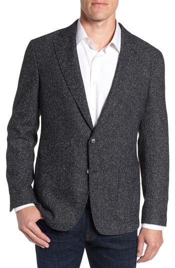Men's Robert Graham Chester Tailored Fit Sport Coat - Black