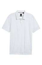 Men's Boss Press Flame Slim Fit Polo Shirt, Size - White