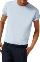 Men's Topman Muscle Fit Roller T-shirt, Size - Blue