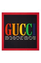 Women's Gucci Logo Silk Twill Scarf
