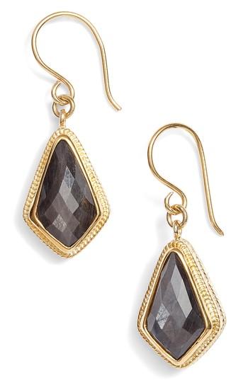 Women's Anna Beck Grey Sapphire Kite Earrings