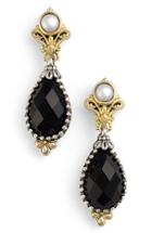 Women's Konstantino 'nykta' Pearl & Black Onyx Drop Earrings