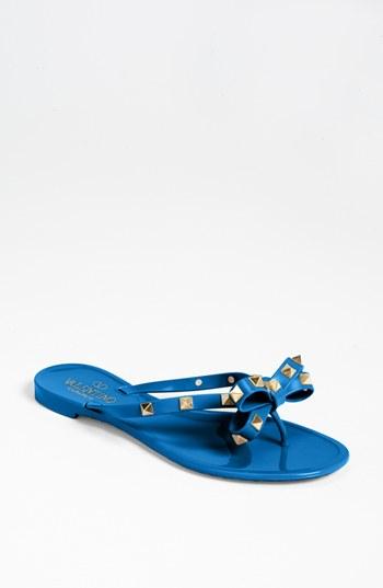 Women's Valentino 'rockstud' Flip Flop Us / 35eu - Blue