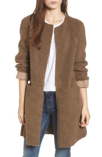 Women's Evidnt Reversible Fleece Jacket - Brown