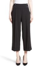 Women's Armani Collezioni Stretch Wool Crop Pants