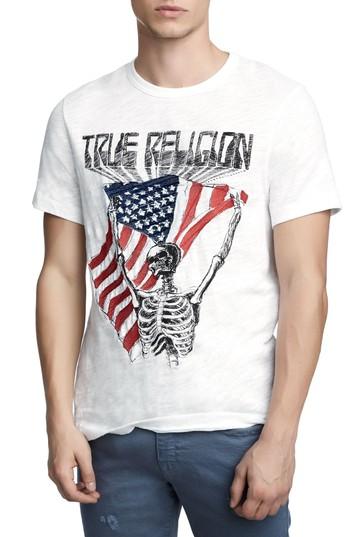 Men's True Religion Brand Jeans Born Free T-shirt - White