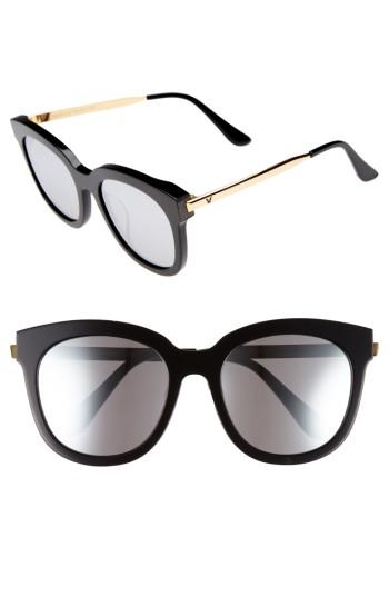 Women's Gentle Monster Cuba 503 55mm Zeiss Lens Sunglasses - Black/ Gold/ Silver