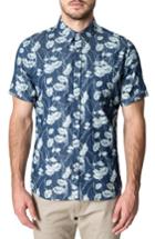 Men's 7 Diamonds Twist Of Faith Woven Shirt - Blue