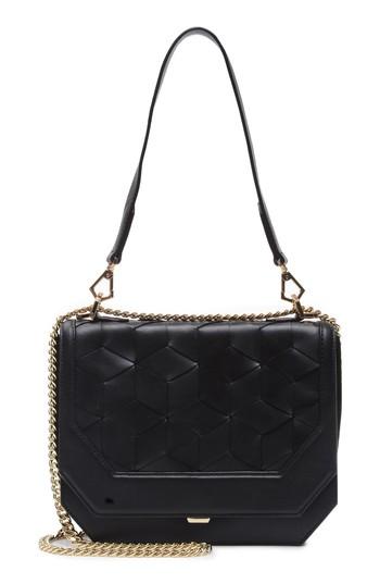 Welden Supine Leather Shoulder Bag - Black