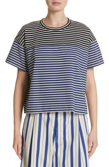 Women's Sofie D'hoore Nautical Stripe Tee Us / 34 Fr - Blue