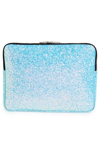 Skinnydip Glitter 15-inch Laptop Sleeve - Metallic