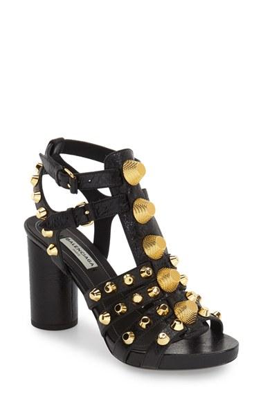 Women's Balenciaga Studded Cage Sandal