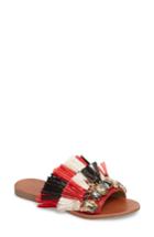 Women's Kenneth Cole New York Heron Slide Sandal M - Red