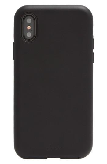 Sonix Faux Leather Iphone X Case - Black