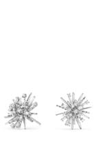 Women's David Yurman Supernova Stud Earrings With Diamonds In 18k White Gold