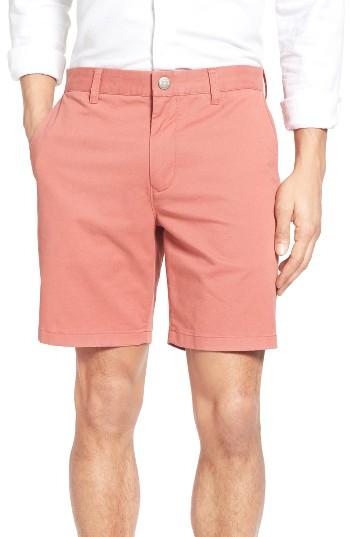 Men's Bonobos Stretch Washed Chino 7 Inch Shorts - Orange