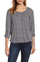 Women's Michael Michael Kors Giraffe Peasant Blouse - Metallic