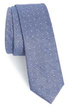 Men's Calibrate Dot Silk Blend Skinny Tie, Size - White