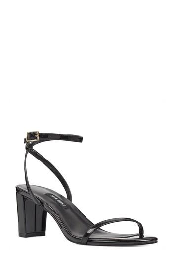 Women's Nine West Provein Strappy Sandal M - Black