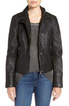 Women's Jessica Simpson Quilted Faux Leather Jacket