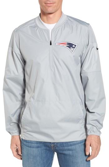 Men's Nike Lockdown New England Patriots Pullover Jacket