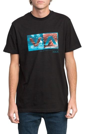 Men's Rvca Big Bang Balance T-shirt - Black