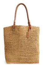 Michael Kors Skorpios Woven Raffia Tote -