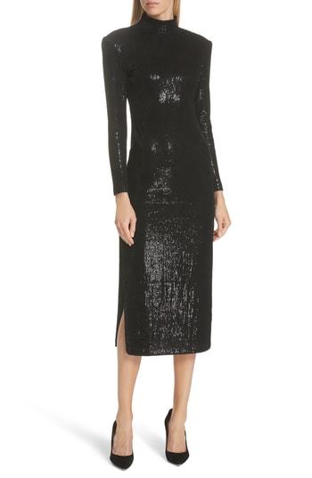 Women's Smythe Sequin Midi Sheath Dress