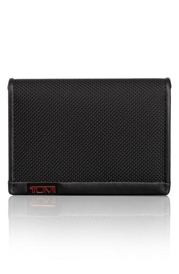 Men's Tumi 'alpha - Id Lock(tm)' Shielded Gusseted Card & Id Case - Black