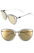 Women's Haze Vyt 53mm Cat Eye Sunglasses - Black