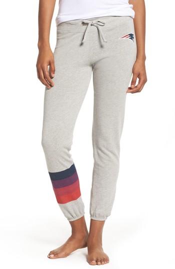 Women's Junk Food Nfl New England Patriots Hacci Sweatpants, Size Xxl - Grey