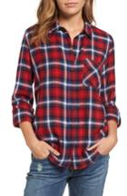 Women's Kut From The Kloth Fuji Plaid Paisley Back Shirt