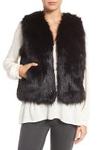 Women's Sole Society Faux Fur Vest, Size - Black