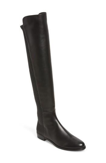 Women's Stuart Weitzman Alljenn Over The Knee Boot .5 M - Black