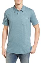 Men's Billabong Standard Issue Stripe Jersey Polo - Blue
