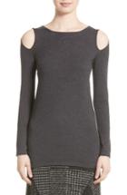 Women's Fuzzi Cutout Merino Wool Sweater - Black