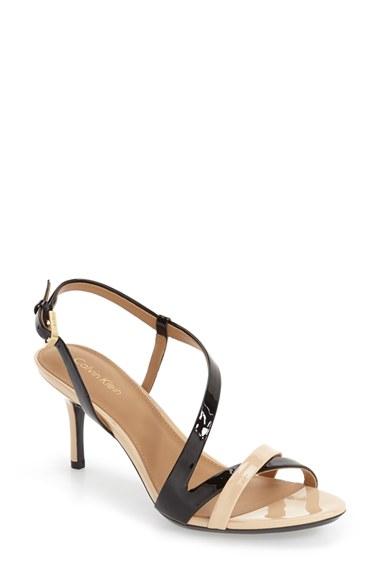 Women's Calvin Klein 'lorren' Leather Sandal