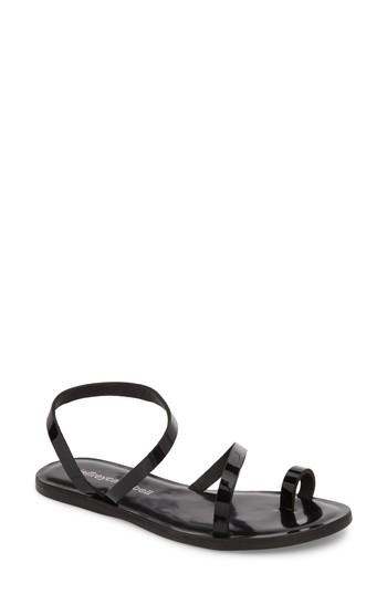 Women's Jeffrey Campbell Santen Strappy Sandal .5 M - Black