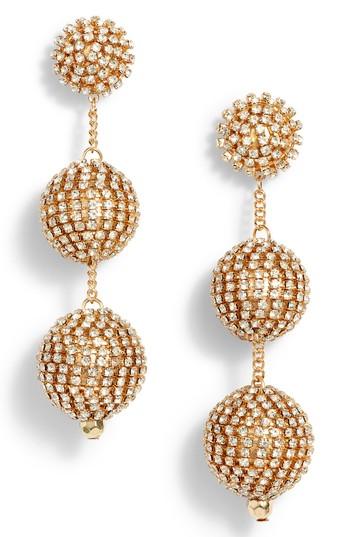 Women's Tasha Crystal Ball Drop Earrings