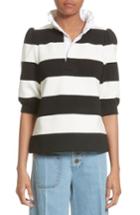 Women's Marc Jacobs Puff Sleeve Rugby Sweater - Black