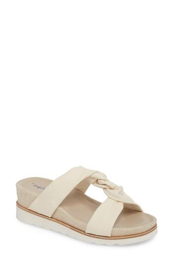 Women's T Tahari Ginger Slide Sandal .5 M - White