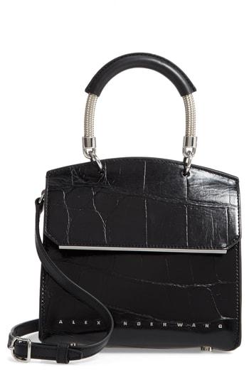 Alexander Wang Mini Dime Leather Satchel - Black
