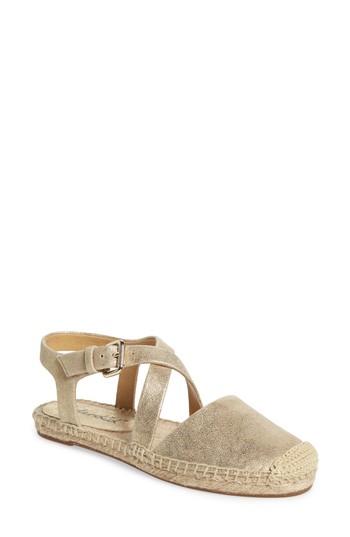 Women's Splendid Foley Espadrille Flat .5 M - Metallic