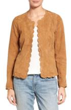Women's Chelsea28 Scalloped Suede Jacket